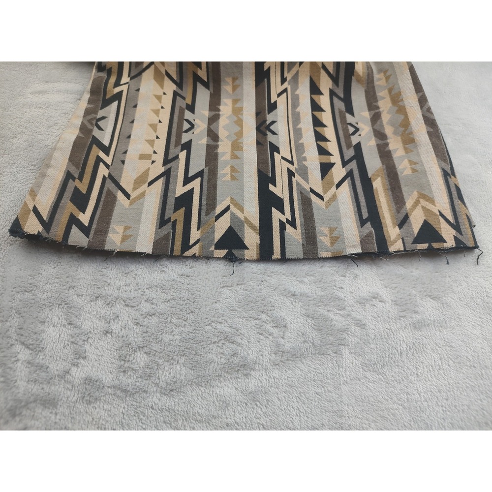 Rock & Roll Denim Bargain Button Flare Jeans 33x34 Geometric Print High Rise - Picture 7 of 11
